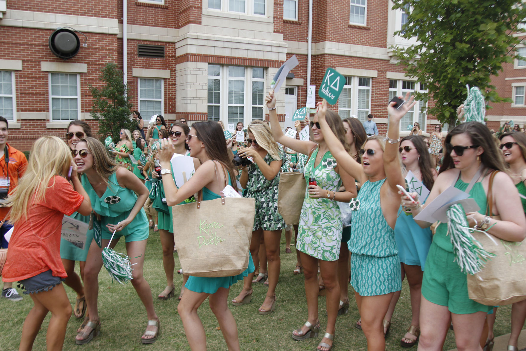 Auburn University bid day 2015